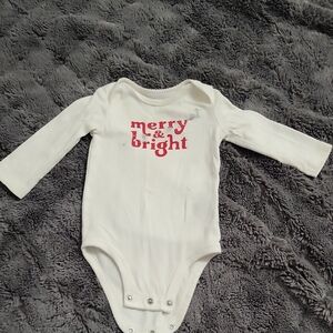 Merry & Bright Cream Kids One Piece
